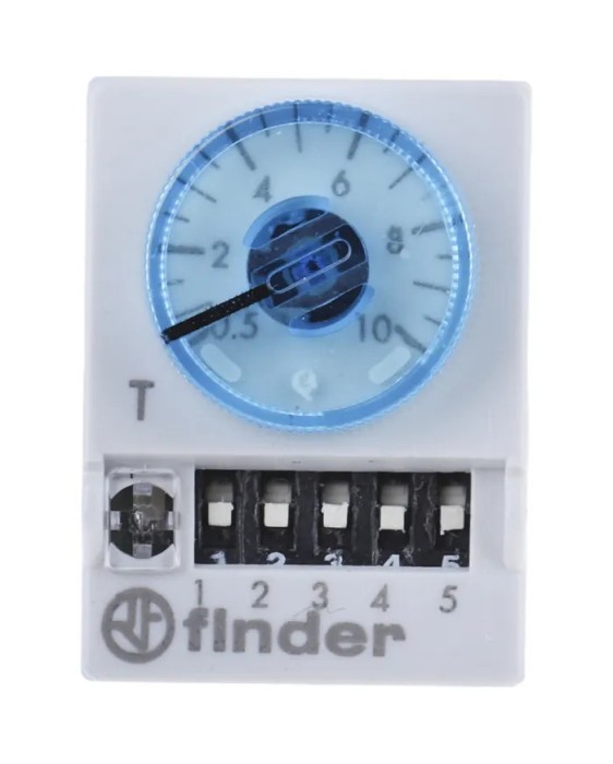 Timer DPDT 250VAC/10A 0.05s-100h 12VAC/DC