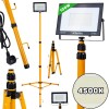 Proiector de lucru LED cu trepied pentru constructii, 100 W, alb neutru, 4500 K, Keltin K02063
