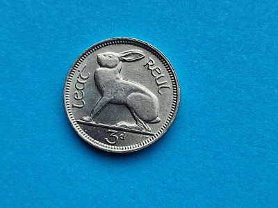 3 Pence 1940 Irlanda-Calitate!-Rar foto