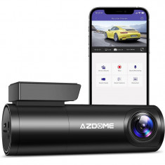 Camera auto DVR AZDOME, FHD 1296P, WiFi, Unghi 170, G-Sensor, Comanda vocala foto