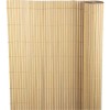 Paravan Decorativ Mercaton din PVC, Imitatie Bambus Natural, pentru Delimitare Spatii Exterioare, Rezistent UV, 1300 g/m2, 3 x 1 m, Maro