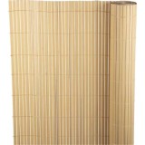 Cumpara ieftin Paravan Decorativ din PVC, Imitatie Bambus Natural, pentru Delimitare Spatii Exterioare, Rezistent UV, 1300 g/m2, 3 x 1 m, Maro