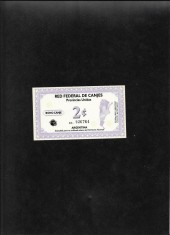 Rar! Argentina tichet 2 centavos Red federal de canjes seria026764