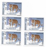 Romania - Animale de prada, 2000 - valori neobliterate