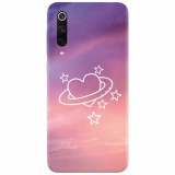 Husa silicon pentru Xiaomi Mi 9, Galaxy Heart