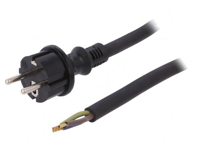 Cablu SCHUKO 4,5m Negru
