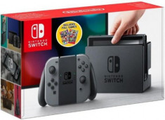 Consola Nintendo Switch + Mario Tennis Aces + NBA 2k18 (Negru/Gri) foto