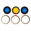 Geam Camera cu Rama Apple iPhone 16 Pro Desert Titanium Roz, Bulk