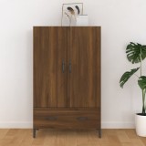 vidaXL Dulap &icirc;nalt, stejar maro, 70x31x115 cm, lemn compozit