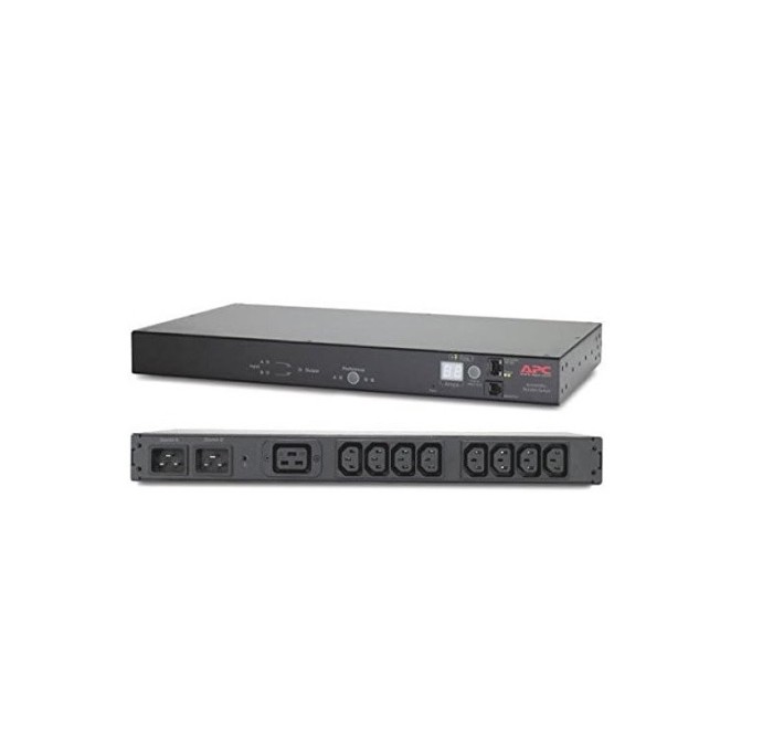 Automatic transfer switch APC AP7723 RACK ATS 20A/208V 16A/230V C20 IN (8) C13 (1) C19 OUT