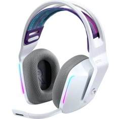 Casti Gaming Logitech Lightspeed G733, Wireless, Alb