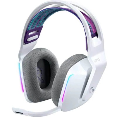 Casti Gaming Logitech Lightspeed G733, Wireless, Alb foto