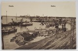 BRAILA , IMAGINE DIN PORT , CARTE POSTALA , PERIOADA INTERBELICA