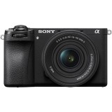 Aparat foto mirrorless Sony A6700, APS-C, 26MP, 4K, AI, Stabilizare 5 axe, Negru + Obiectiv 16-50mm mk2
