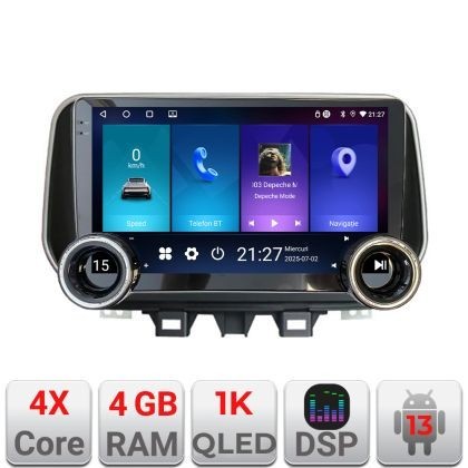 Navigatie Hyundai Tucson 2019 Kit-1135 Edotec 4+64 10.5 inch Incell 1K android Wifi 5Ghz gps internet CarStore Technology