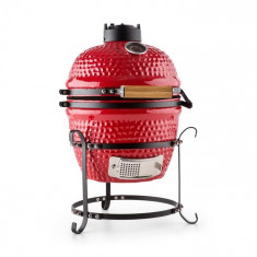 Klarstein Klarstein Kamado gratar ceramica Grill 11 &amp;amp;quot;fumator BBQ rosu foto