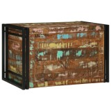 vidaXL Cutie de depozitare Multicolor 80x50x50 cm din lemn solid reciclat