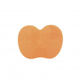 Accesoriu de curatare pensule din silicon, portocaliu