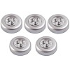 Set 5x Lampa universala autoadeziva cu 3 LED-uri, utilizare baterii de tip AAA - Argintiu, Dactylion
