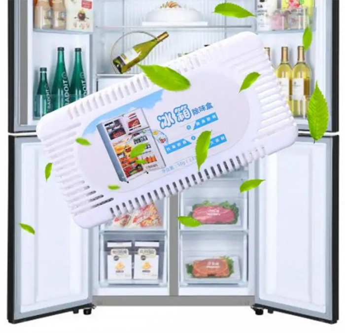Absorbant compact de mirosuri pentru frigider cu carbune activ