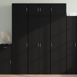 VidaXL Dulap &icirc;nalt, negru, 70x42,5x185 cm, lemn prelucrat
