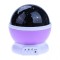 Lampa Led cu proiector stele 2 in 1 cu port USB sau baterii, violet
