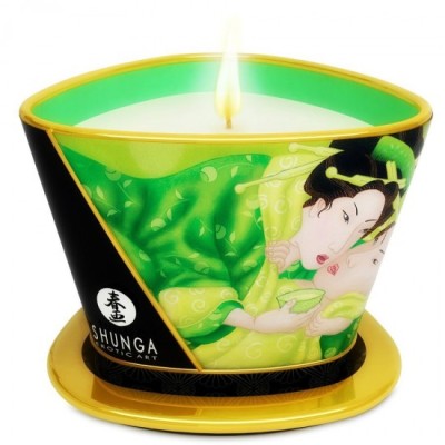 SHUNGA - MINI CARESS BY CANDELIGHT MASSAGE CANDLE T GREEN 170 ML foto