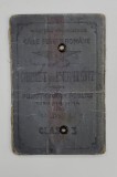 MINISTERUL COMUNICATIILOR - CARNET DE IDENTITATE PENTRU FUNCTIONARIII PUBLICI , CLASA 3 , EMIS 1929