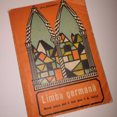 LIMBA GERMANA - Manual anul II liceu - Livia Stefanescu - anul 1975