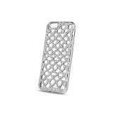 Husa SAMSUNG Galaxy A5 2016 - Flower Diamond (Argintiu), Plastic, Carcasa