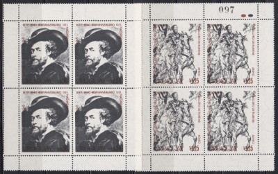 Uruguay 1978 - 400 de ani de la nașterea lui Peter Paul Rubens, 2 Blocuri, MNH foto