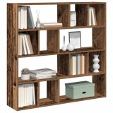 VidaXL Bibliotecă/Separator de cameră, Lemn vechi, 105x24x102 cm