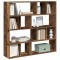 Gossi biblioteca/separator de camera, lemn vechi, 105x24x102 cm