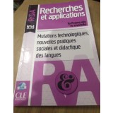 Carte 1112 RECHERCHES ET APPLICATIONS