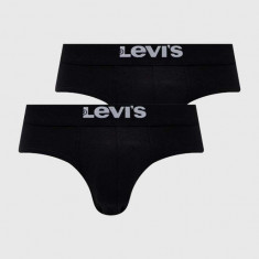 Levi's slip 2-pack barbati, culoarea negru