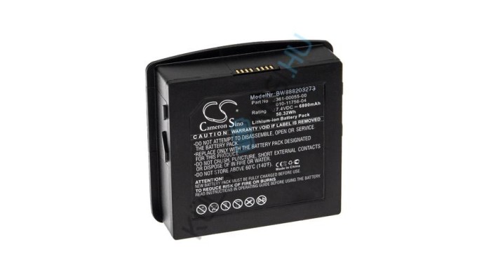 &Icirc;nlocuire baterie GPS VHBW pentru Garmin 361-00055-00, 010-11756-04 - 6800mAh, 7.4V