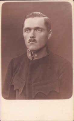 HST P752 Poză ofițer austro-ungar Primul Război Mondial foto