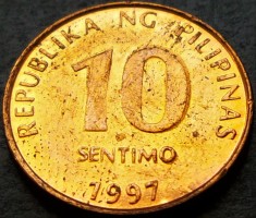 Moneda exotica 10 SENTIMO - FILIPINE, anul 1997 *cod 674 D = A.UNC PATINA