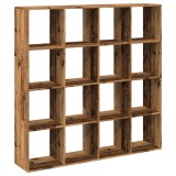 Cumpara ieftin Biblioteca, lemn vechi, 137,5x29x137,5 cm, lemn prelucrat
