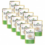 Cumpara ieftin Schesir cat kitten filet de pui 12 x 85 g