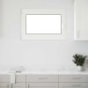 VidaXL Fereastră de subsol &bdquo;RISOR&rdquo; 90x70 cm oscilo-batantă DIN st&acirc;nga, albă