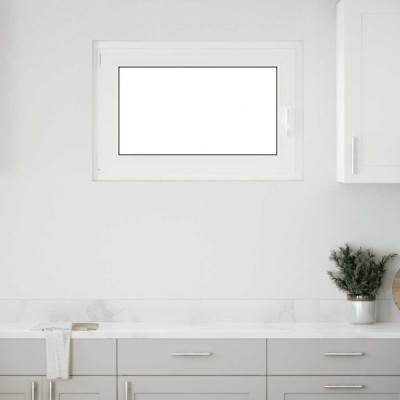 vidaXL Fereastră de subsol &amp;bdquo;RISOR&amp;rdquo; 90x70 cm oscilo-batantă DIN st&amp;acirc;nga, albă foto