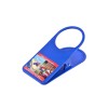 Suport cu clips pentru pahar, 17.5x8.5 cm, Albastru, Plastic, ATU-V6971