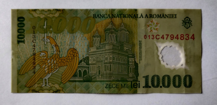 Romania - 10000 Lei 2000 - Isarescu