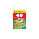 Colorăm. 40 imagini cu dinozauri - Paperback - *** - Erc Press