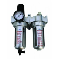 Filtru decantor condens si lubrifiere 1 2 cu regulator presiune