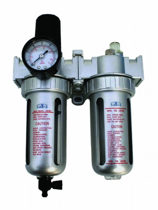Filtru decantor condens si lubrifiere 1 2 cu regulator presiune