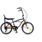 Bicicleta Pegas Strada Mini 7S, 20 inch, negru