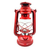 Lampa cu fitil 24 cm (Rosie)