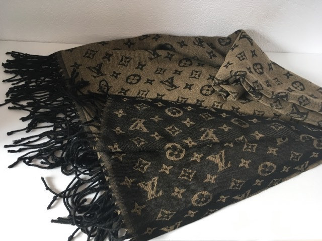 * Louis Vuitton LV- Esarfa, fular, sal (Shawl), NUDE MARO, 190x72 cm